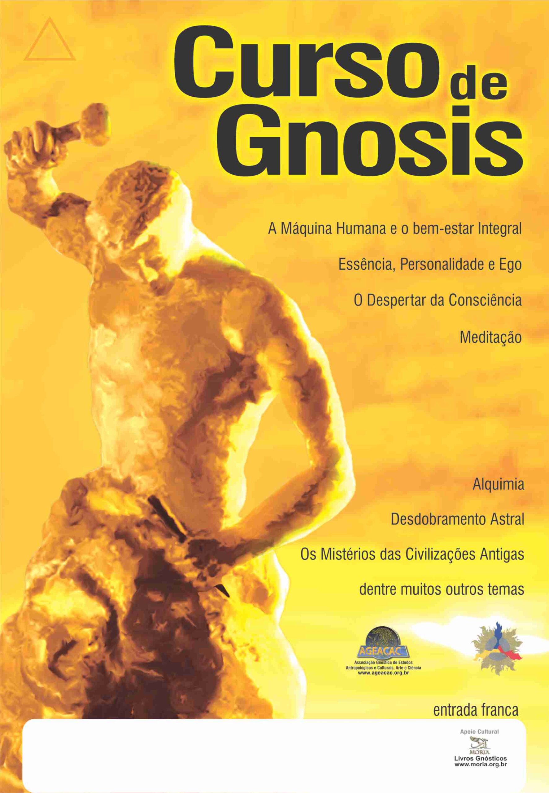Curso de Gnosis- divulgação AGEACAC
