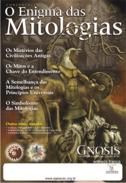 Palestra O Enigma das Mitologias- divulgação AGEACAC