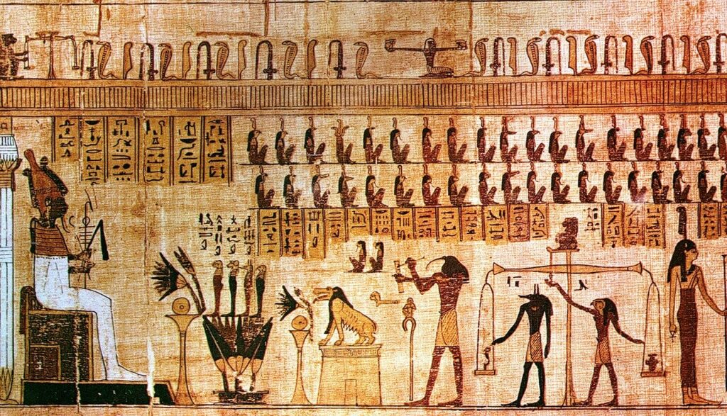 Papiro Egípcio Tribunal da Justiça